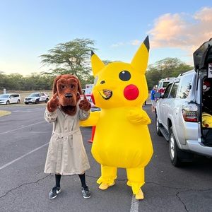 Inflatable Pikachu Costume Adult